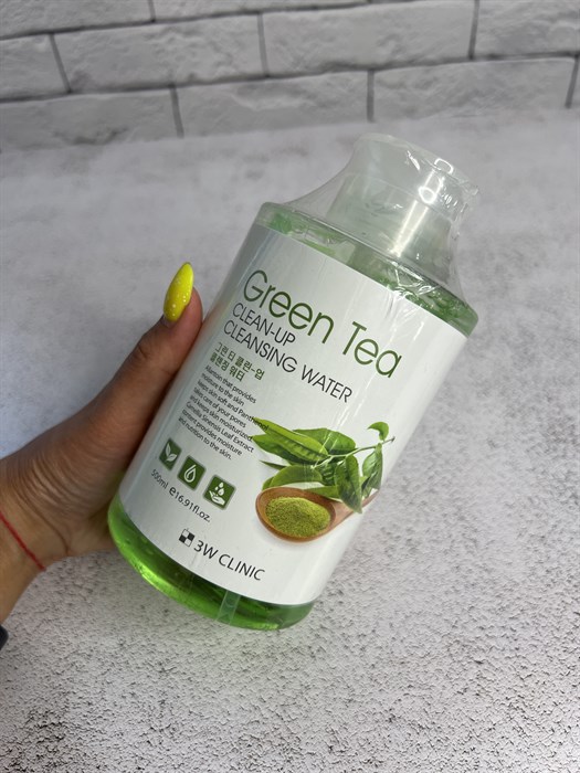 3W Clinic Green Tea clean-up cleansing water 4def02d6-c92d-4d2f-a5f4-0e694538b073 - фото 15435