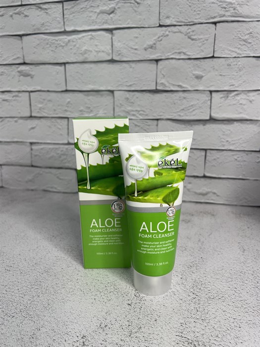 EKEL Aloe Foam Cleanser - Пенка для умывания с экстрактом алоэ 4e672a17-611a-4218-a3cf-d4556c756c38 - фото 15629