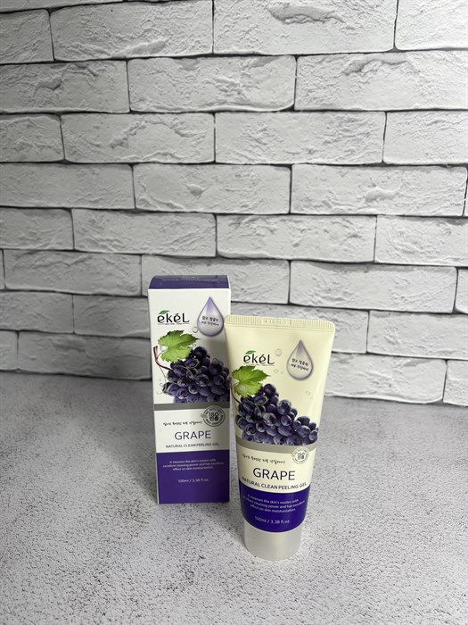 Ekel Grape Natural Clean Peeling Gel - Пилинг-скатка для лица с экстрактом винограда ed368155-7959-48f1-ac12-c5c82f3e3f5b - фото 15638