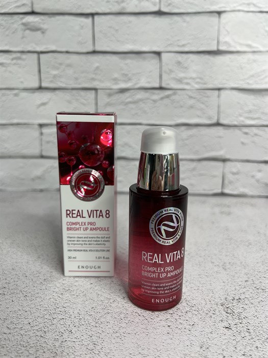 Enough Сыворотка для лица осветляющая Real Vita 8 Complex Pro Bright up ampoule 0ceda3ea-cf3c-4a47-93ee-5aa9f51638da - фото 15663