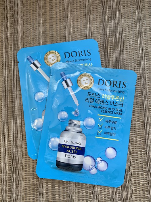 Jigott Doris Тканевая маска для лица с гиалуроновой кислотой Hyaluronic Acid  Real Essence Mask, 25ml 145de840-6a89-4854-9de0-dc26156eccea - фото 15815