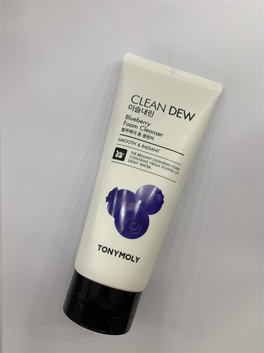 TONY MOLY Пенка для умывания с экстрактом черники Clean Dew Blueberry Foam Cleanser 063b8146-fe87-4c35-bfeb-d4aacc292b3a - фото 16154