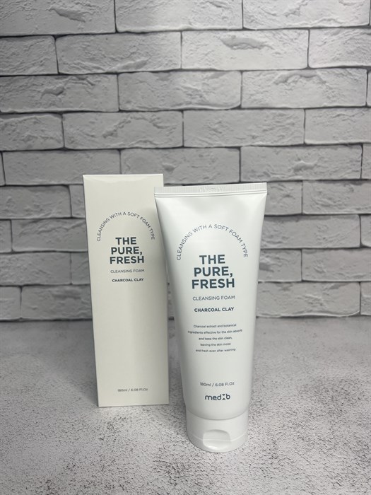 Глиняная пенка с древесным углем Med:B The Pure Fresh Cleansing Foam Charcoal Clay ebaea73a-8ae6-4daf-8e22-a3daa22f8243 - фото 16763