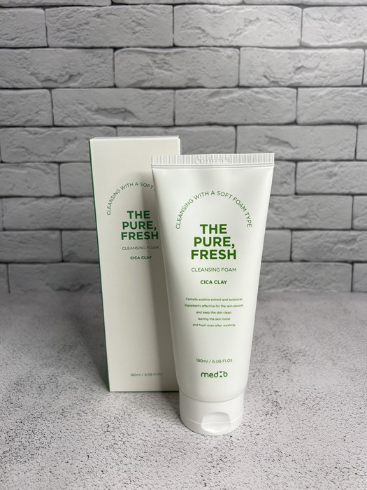 Глиняная Пенка с Центеллой Med:B The Pure Fresh Cleansing Foam Cica Clay f85172cb-1a36-42ed-b53c-9e1d5ad5239c - фото 16769