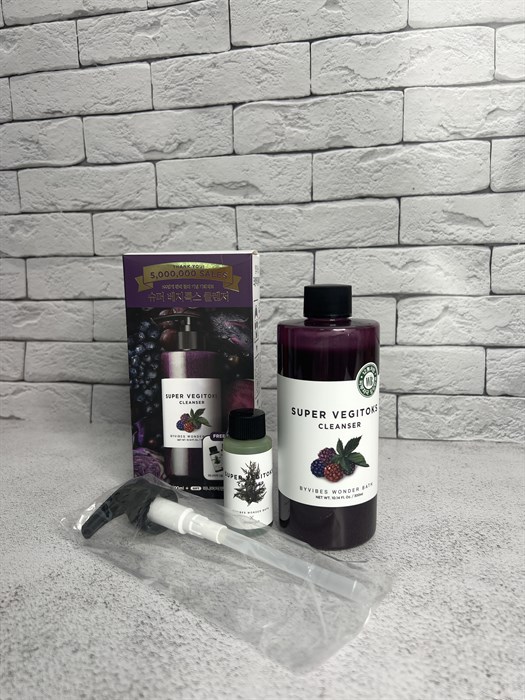 Детокс-гель антивозрастной Wonder Bath Super Vegitoks Cleanser Purple 8d584ca6-30ef-454d-9eaa-516eabf2cb20 - фото 16802