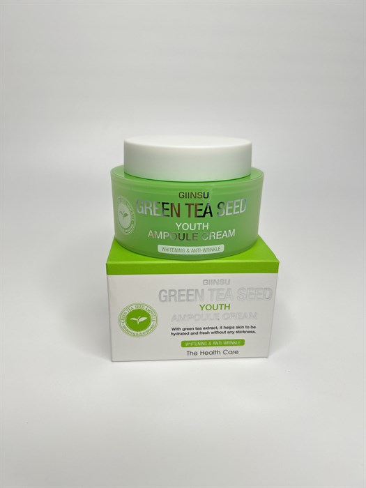 Крем для лица с зеленым чаем Giinsu Green tea ampoule cream 00121 - фото 17422