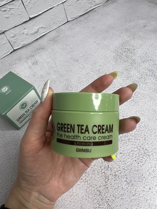 Крем для лица с зеленым чаем Giinsu Green Tea Cream The Health Care Cream Shining a90cf70a-9fa3-4697-8777-cb90ee0c3212 - фото 17426