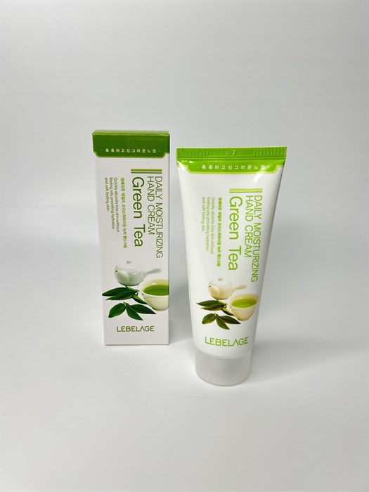 Крем для рук с экстрактом зеленого чая Lebelage Daily Moisturizing Green Tea Hand Cream 00182 - фото 17693