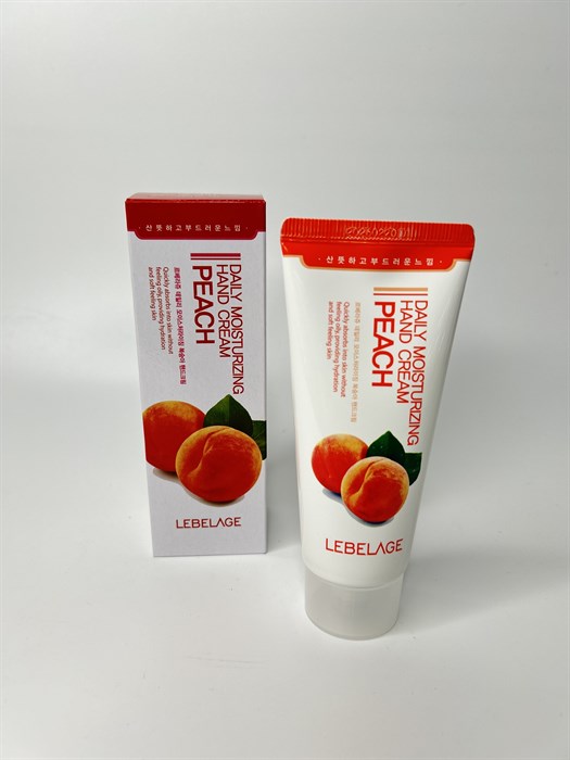 Крем для рук увлажняющий с экстрактом персика Lebelage Daily Moisturizing Peach Hand Cream 00183 - фото 17724