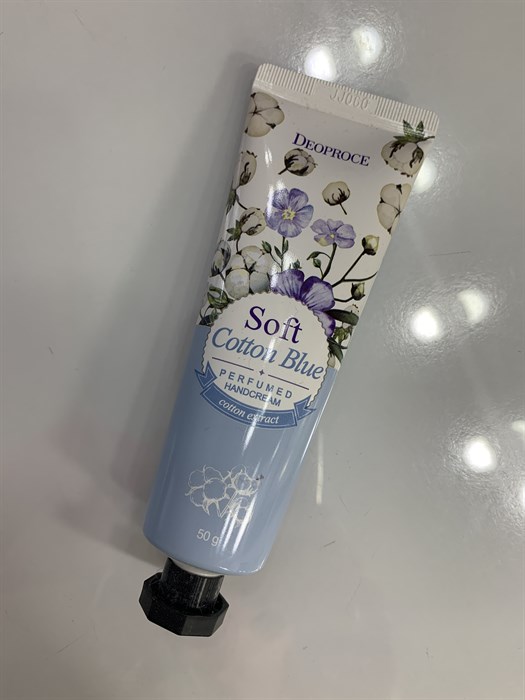 Крем для рук (хлопок) DEOPROCE SOFT COTTON BLUE PERFUMED HAND CREAM 87e325e1-d73c-4292-941a-7f4f0c86181d - фото 17732