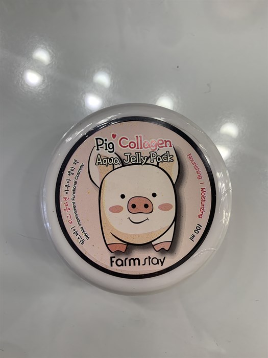 Ночная маска  со свиным коллагеном с эффектом лифтинга 
FarmStay Collagen Aqua Piggy Jelly Pack 8312cd4e-5eab-40e0-abf9-1f9aacda6b6c - фото 18334