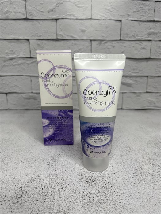 Очищающая пенка для умывания с коэнзимом 3W CLINIC Coenzyme Q10 Lovely Cleansing Foam c2431b20-ca66-4994-9d72-58b0b762bfd3 - фото 18560