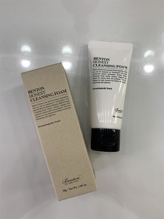 Пенка для умывания Benton Honest Cleansing Foam 30мл 886aa336-b01a-42d5-8dc0-f130988eff5e - фото 18750