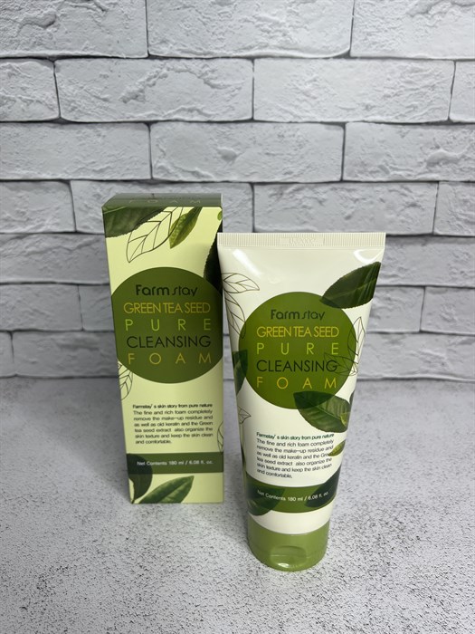 Пенка для умывания Семена Зеленого чая FarmStay Green Tea Seed Pure Cleansing Foam e7332965-3188-4d26-a856-53bdd04283a1 - фото 18809