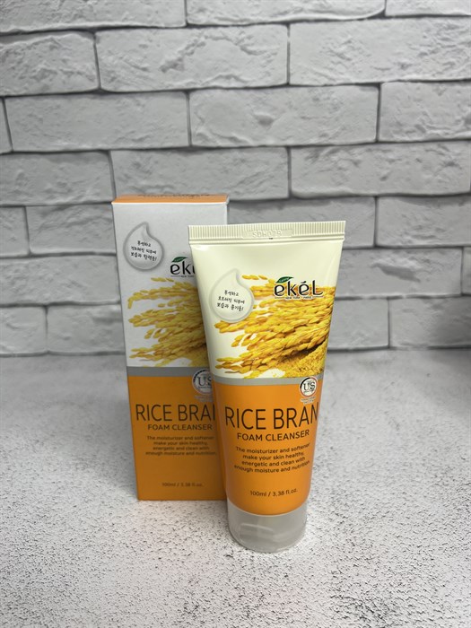 Пенка для умывания с коричневым рисом Ekel Rice Bran Foam Cleanser 179b6d04-cb95-4ca7-9c54-e790f61a1e60 - фото 18843