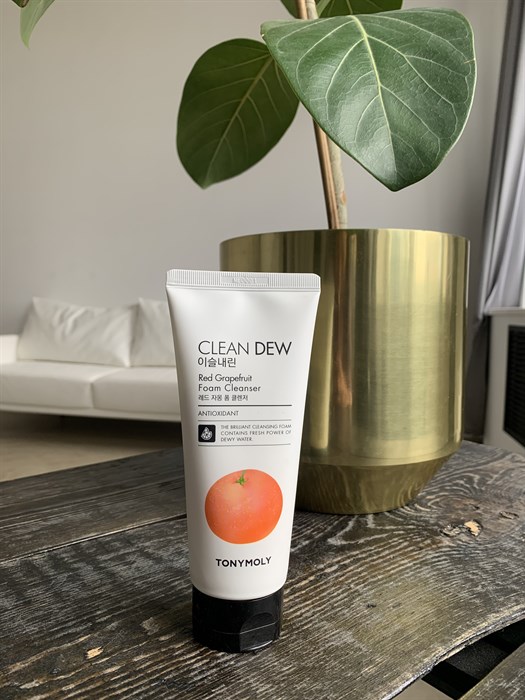 Пенка для умывания с  экстрактом красного грейпфрута Tony Moly Clean Dew Red Grapefruit Foam Cleanser 8ef6dc3c-ef4a-4d5e-8c29-4d288c00f375 - фото 18895