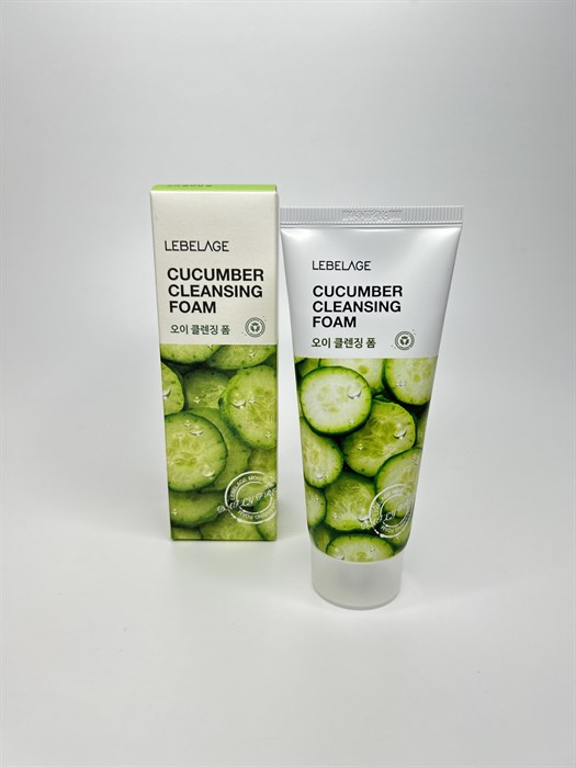 Пенка для умывания с экстрактом огурца Lenelage Cleansing Foam Cucumber 00159 - фото 18905