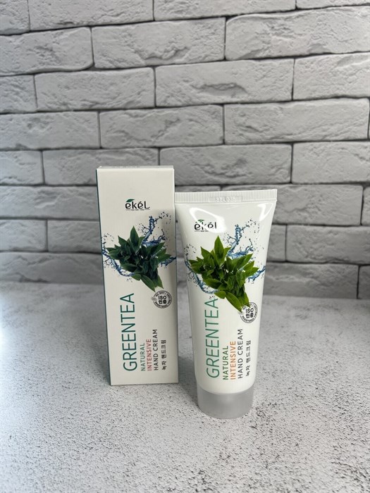 Питательный крем для рук с экстрактом зелён чая Green Tea Natural Intensive Hand Cream EKEL d223e890-2a25-4bf6-8fce-4351510e759e - фото 19167