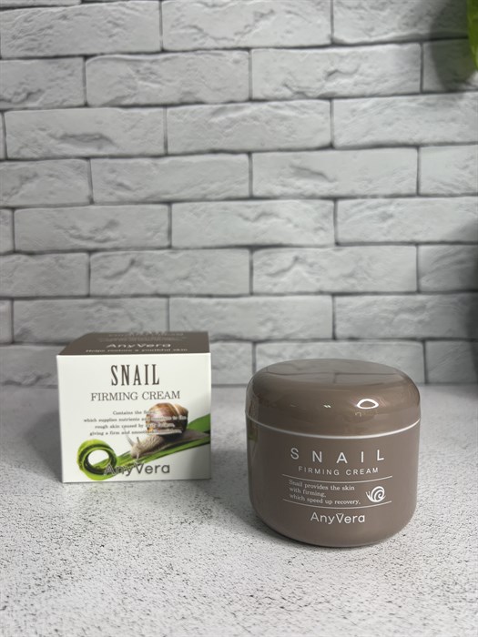 Подтягивающий лифтинг крем для лица с Улиточным муцином AnyVera Snail Firming Cream c624213c-b2e7-4ac3-938a-26f760f9151d - фото 19220