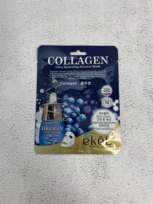 Тканевая маска с коллагеном Ekel Collagen Essence Mask 1217cc18-ee08-4969-833d-d87530663df1 - фото 19984