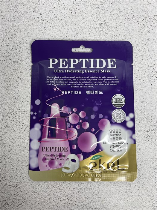 Тканевая маска с Пептидами Ekel Peptide Essence Mask f33ca1ba-f037-4262-9d40-6ca75733abe4 - фото 20006