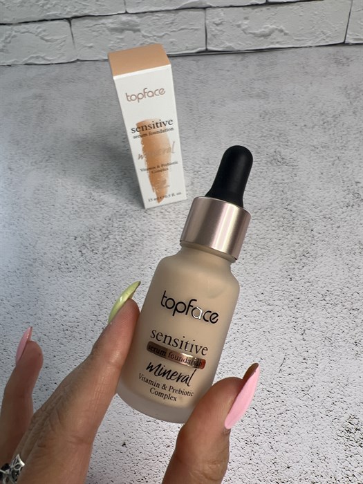 Тональная основа Topface sensitive serum foundation mineral pt565 тон 002 44550235-3287-4b07-b5cc-8475e3e0acf1 - фото 20055