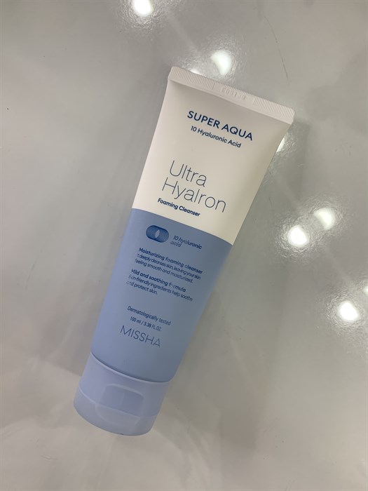Увлажняющая пенка с гиалуроновой кислотой Aqua Ultra Hyalron Cleansing Foam 12b417f6-597d-413b-aa76-b3719933f126 - фото 20407