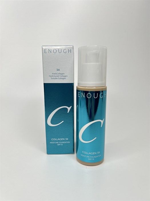 Увлажняющий тональный крем с коллагеном Enough Collagen 3X Moisture Foundation SPF15 #21N 00320 - фото 20530