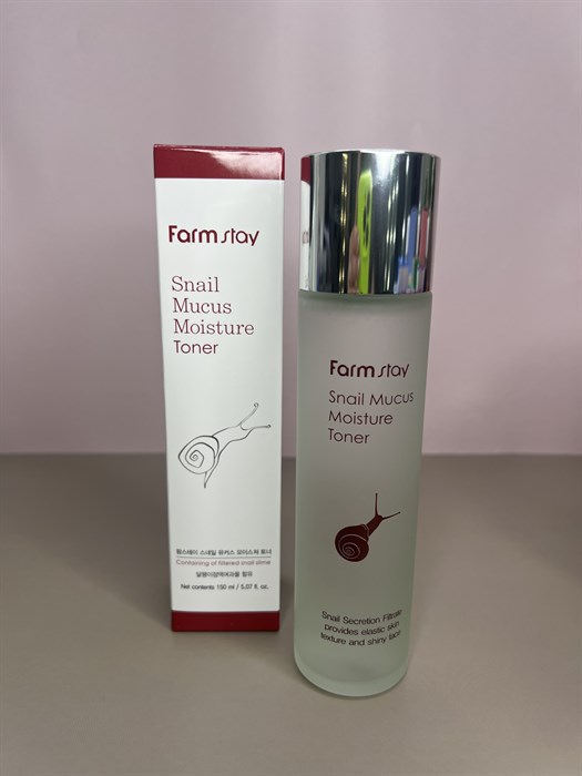 Увлажняющий Тонер с муцином Улитки Farm Stay Snail Mucus Moisture toner 150 ml 00035 - фото 20567