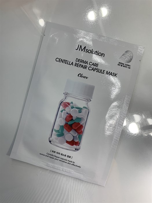 Успокаивающая восстанавливающая маска с центеллой JMSOLUTION DERMA CARE CENTELLA MADECA CAPSULE MASK 7f671d9c-ee92-4c78-97f8-317b28ec2034 - фото 20627