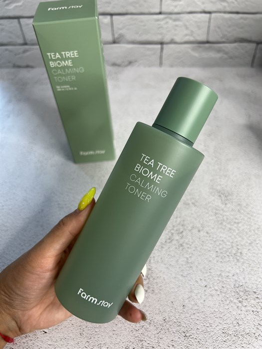 Успокаивающий тонер для чувствительной и проблемной  кожи FarmStay Tea Tree Biome Calming Toner d8eb2ac8-d074-430d-beec-7b80aa54b8d9 - фото 20652