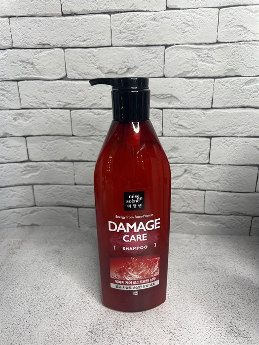 Шампунь для поврежденных Mise En Scene Damage Care Shampoo красный 680 мл 3393940d-9f5b-4fcd-81b8-fd3d44d185c7 - фото 20778