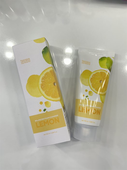 Пенка для умывания с экстрактом лимона Tenzero Lemon Balancing Foam Cleanser 9097 - фото 21298