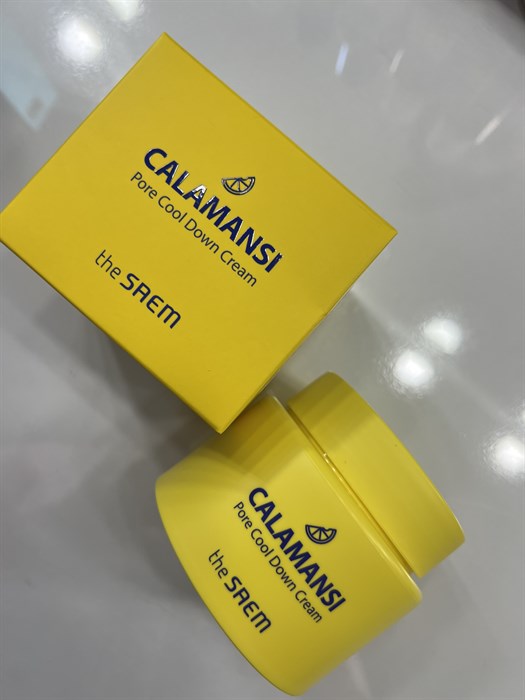 그리버 에크 스트리 NO The Saem Calamansi Pore Cool Down Cream Крем для лица поросуживающий 9175 - фото 21589