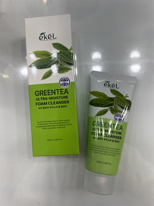 EKEL Foam Cleanser Green Tea Пенка для умывания с экстрактом зеленого чая 9197 - фото 21652