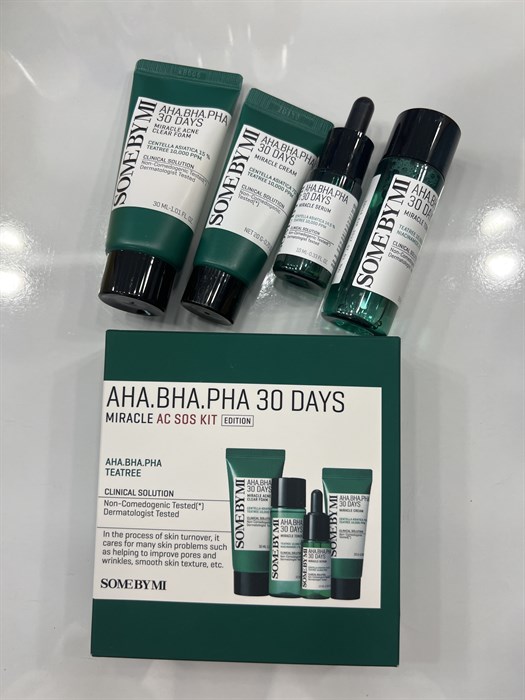 Some By Mi Набор миниатюр AC SOS AHA-BHA-PHA 30 Days Miracle AC SOS Kit 9228 - фото 21729