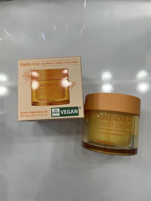 FarmStay* Calendula Relief Cream Облегчающий крем для лица с календулой 9231 - фото 21738