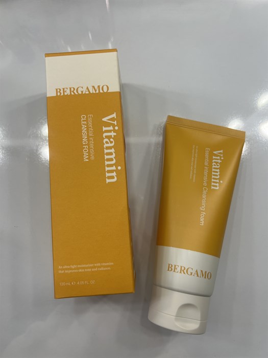 Bergamo Intensive Vitamin Clenaser Foam Интенсивная пенка для умывания с витаминами 120 ml 9241 - фото 21764