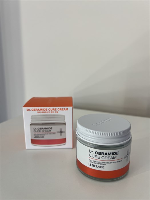 Lebelage Dr. Ceramide Cure Cream Антивозрастной крем для лица с керамидами улучшающий рельеф 9246 - фото 21776