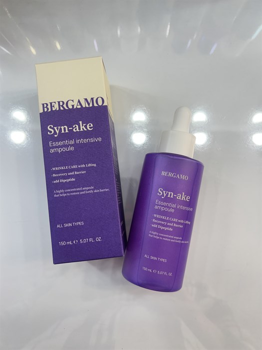 Bergamo Syn-Ake Essential Ampoule Интенсивная ампула с пептидом змеиного яда 9292 - фото 21916