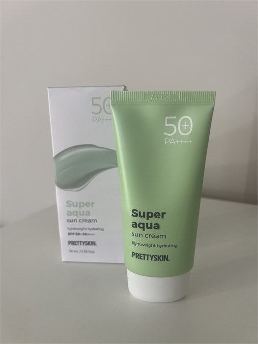 PRETTY SKIN УВЛАЖНЯЮЩИЙ СОЛНЦЕЗАЩИТНЫЙ КРЕМ SPF50+PA++++ SUPER AQUA SUN CREAM 9353