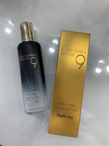 Омолаживающий тонер с муцином черной улитки и пептидами FARMSTAY Black Snail & Peptide 9 Perfect Toner 31926d61-04a6-4cb3-b9c0-b6e59ea2959a