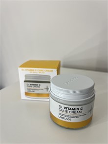 {{photo.Alt || photo.Description || 'Lebelage Dr. Vitamin C Cure Cream Антивозрастной осветляющий крем для лица с витамином С'}}