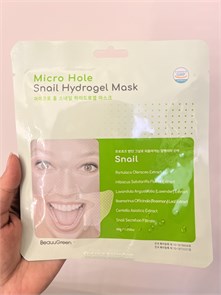 {{photo.Alt || photo.Description || 'BEAUUGREEN ГИДРОГЕЛЕВАЯ МАСКА С МУЦИНОМ УЛИТКИ MICRO HOLE SNAIL HYDROGEL MASK'}}