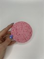 Спонж для умывания розовый 9092 - фото 21286