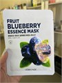 LEBELAGE МАСКА-САЛФЕТКА С ЧЕРНИКОЙ FRUIT BLUEBERRY ESSENCE MASK 9393